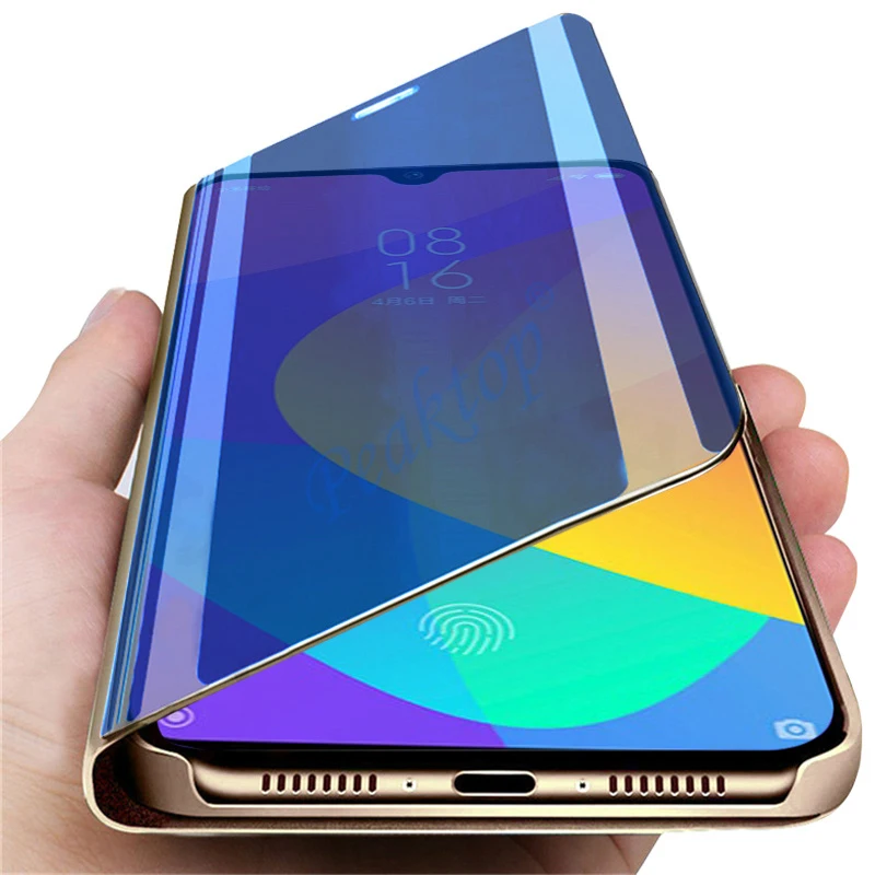 Умный зеркальный флип чехол realmi real me realme 5 pro 5pro для oppo a11 a11x a9 a5 a3 2020 r15x k1 reno z