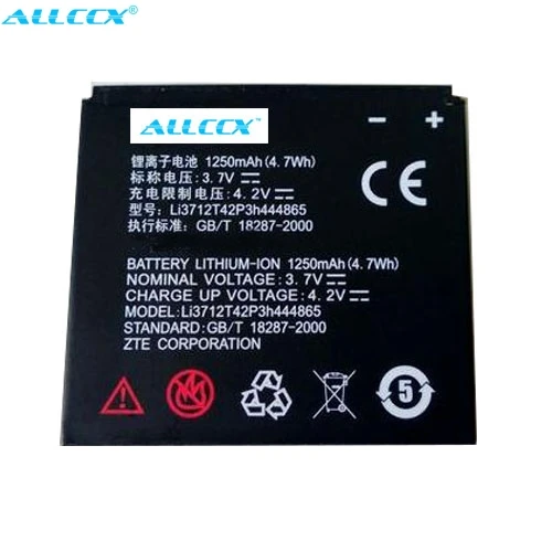Аккумулятор ALLCCX Li3712T42P3h444865 для ZTE U880 V880 N880S V880 + N880 по лучшей цене