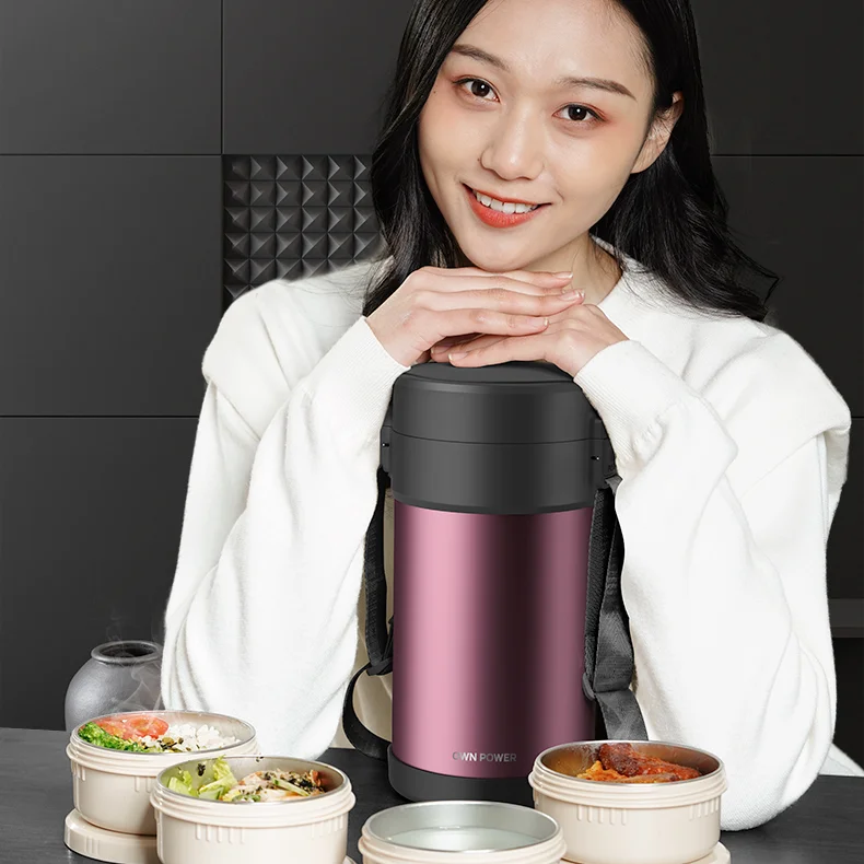

Luxury Portable Lunch Box Student Office Large Capacity Stainless Steel Lunch Box Food Container Lancheira Tableware Set DI50FH