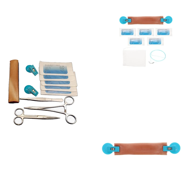 

Suture Practice Kit Silicone Human Skin Suture Training Model Surgery Training Model for Student Suture Training