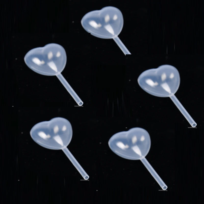 

100pcs 4ML Plastic Pipettes Heart Shaped Pipettes Disposable Eye Dropper Squeeze Transfer Oil Tool DIY Ice Cream Home Supplies