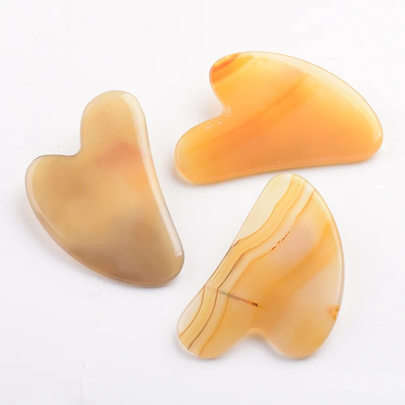 Агат гуашь скребок натуральный нефрит гуаша доска лица глаз соскабливание