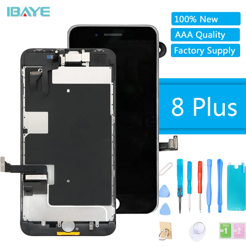 Сборка ЖК экран для iphone 8 Plus сенсорный дигитайзер замена экрана в комплекте +