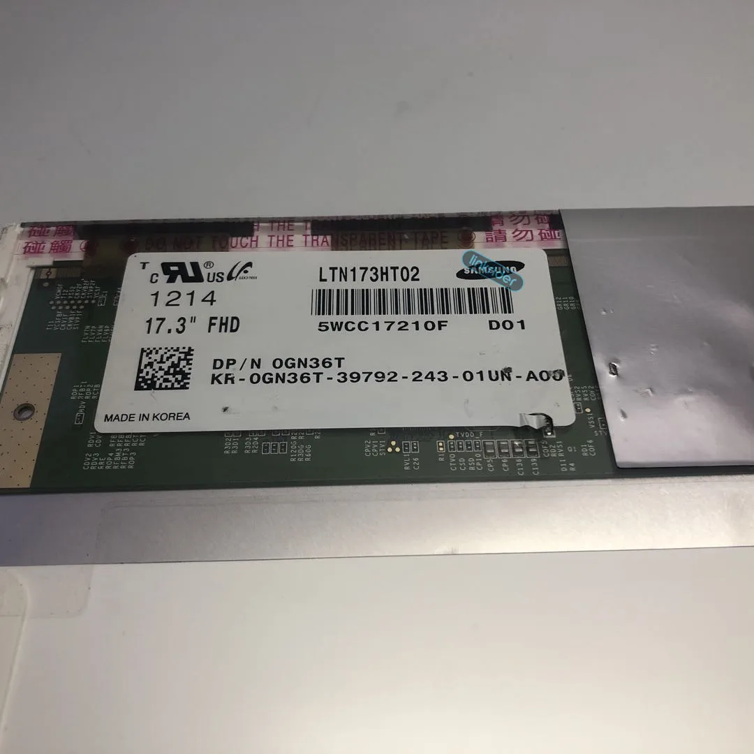 

17.3" LTN173HT02 1920x1080 TFT LCD Panel Screen Display Oem Touch Digitizer Spare Parts Assembly Replacement