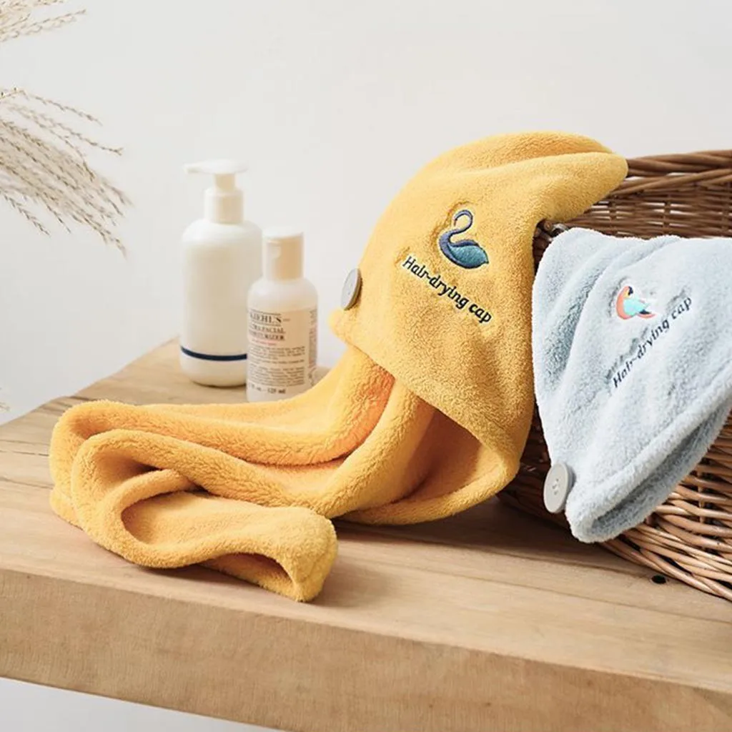 1 шт. новинка Коралловая бархатная шапочка для полотенец быстросохнущая шапка