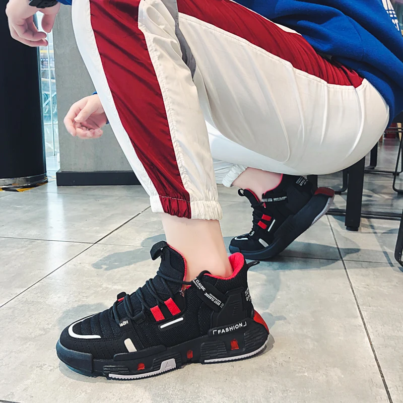 

Men's Sneakers Fashion Mens Shoes Casual Men Sneakers Zapatillas Hombre Deportiva Black White Lace-up Shoes Man Dropshipping
