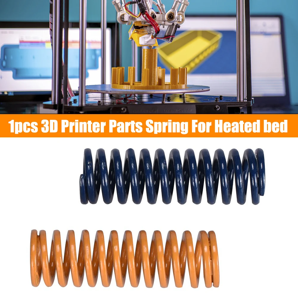 

3D Printer Parts Spring OD 8mm ID 4mm Length 25mm Extruder Compression Mould Die Leveling Spring for Heated Bed MK3 CR-10