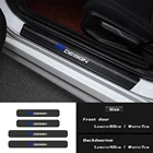 4 шт. автомобильный Стайлинг R дизайн эмблема порог углеродное волокно Светоотражающие дверные наклейки для volvo Rdesign v40 v60 c30 s60 s90