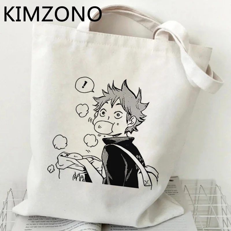 

Haikyuu shopping bag shopper bolsas de tela grocery eco shopper shopping bag sac cabas bolsas ecologicas string reusable custom