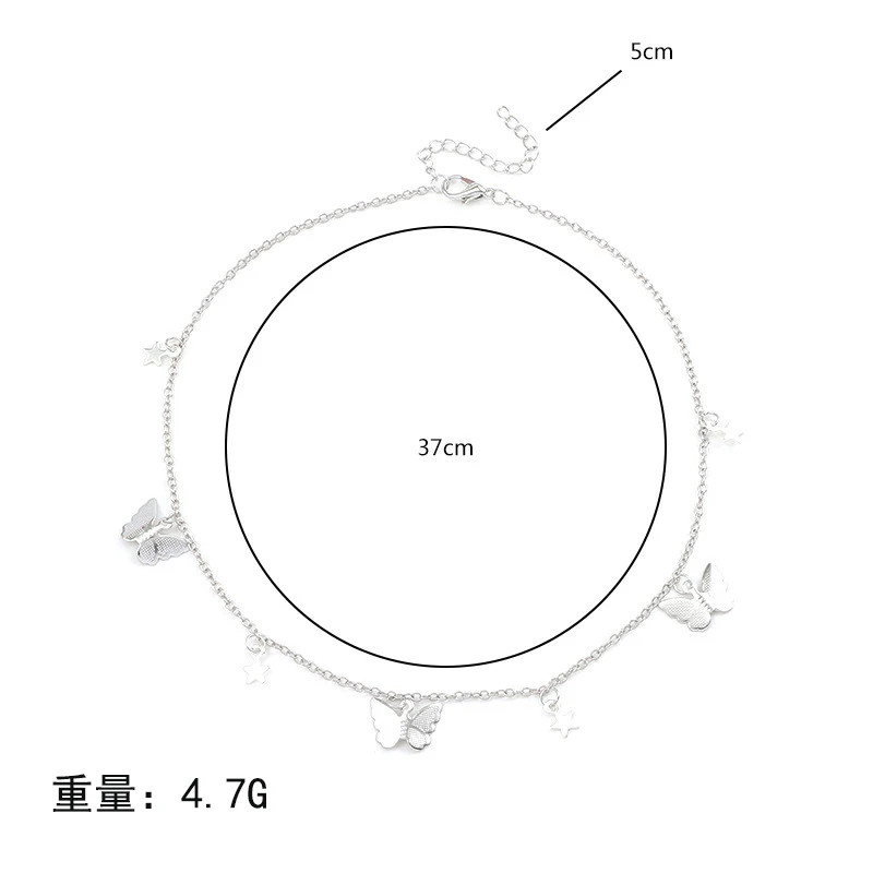 Женское Ожерелье-чокер в богемном стиле XL052 чокер с милой бабочкой Модная