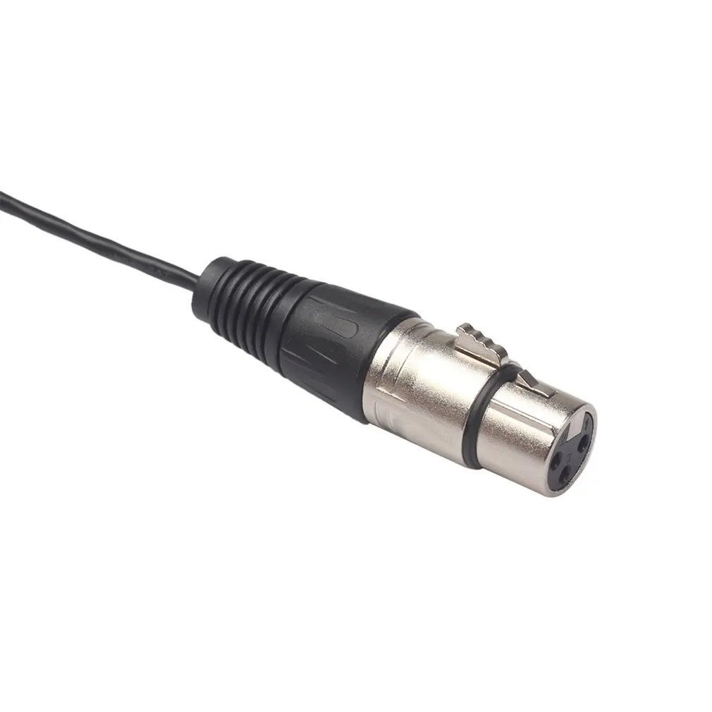 Мини XLR 3 Pin штекер к видео кабель гнездо для Blackmagic Карманный кинотеатр 4K камера