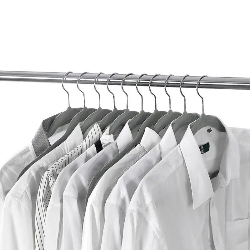 

50 Pcs Drying Rack Wardrobe Space Saver Coat Hanger Organizer Portable Rack Clothing Display Coats Hanger Clothing Organizer
