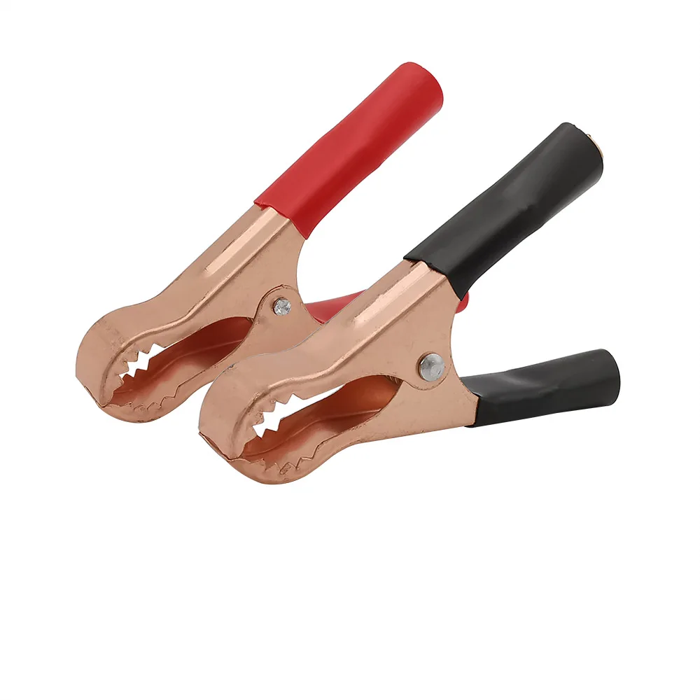 1/2/5 пара 80 мм крокодиловые зажимы 50 А пластиковые изолированные бриллиантовые