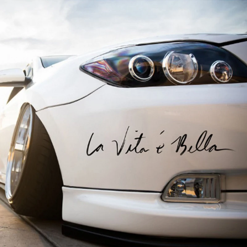 

1Pc Car Stickers and Decals Vinyl Decal Personality Waterproof Bycicle Accessories Car Styling 40cm*8cm Sticker