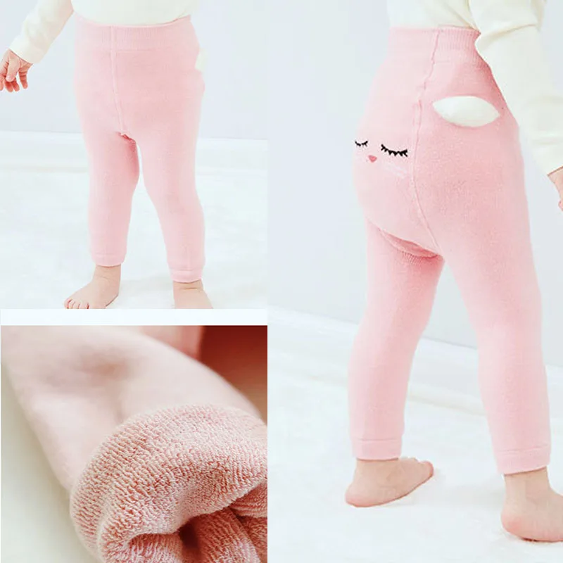 Новые зимние толстые теплые колготки для маленьких детей на возраст от 6 до 12