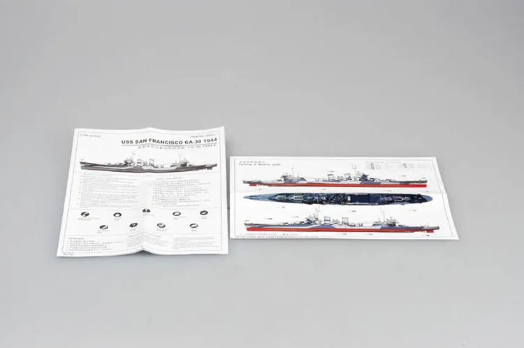 Комплект для сборки моделей Trumpeter 1/700 05747 USS San Franco 1944 Cruiser пластик | Игрушки и хобби