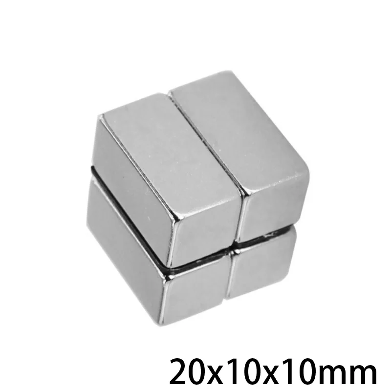 1 ~ 30 шт 20x10x10 мм Супер кубический Блок N35 Магнит неодимовый магнит 20 * 10 NdFeB сильные
