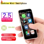 Смартфон SOYES XS11 Super Mini, 1 ГБ ОЗУ 8 Гб ПЗУ, экран 2,5 дюйма, четырёхъядерный, на базе Android 6,0, 1000 мАч, 2 МП, маленький карманный мобильный телефон