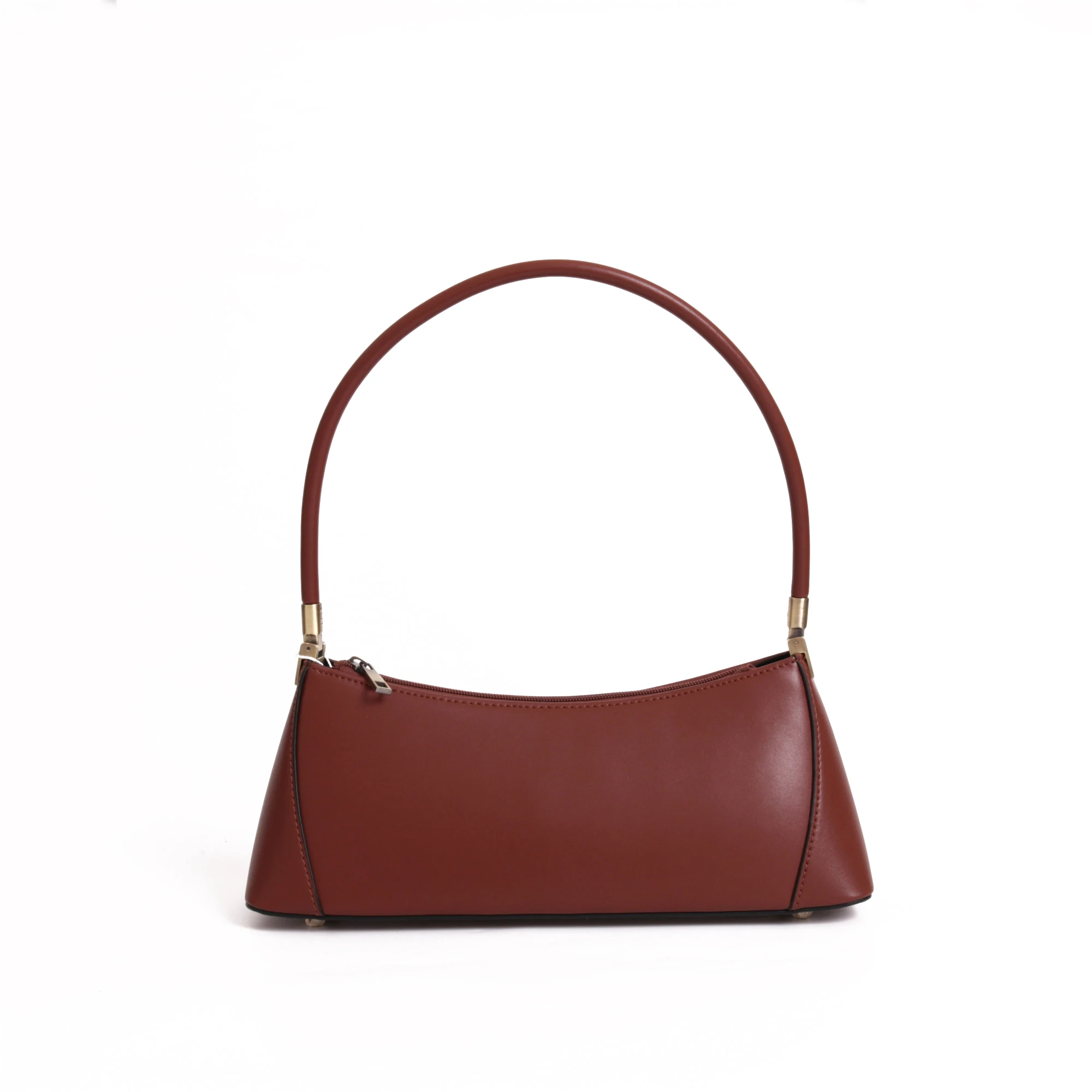 

Fashion Women Handbag Genuine Leather Under Arm Bag Customized Letters Ladies Baguette Shoulder Bag Designer Handbag