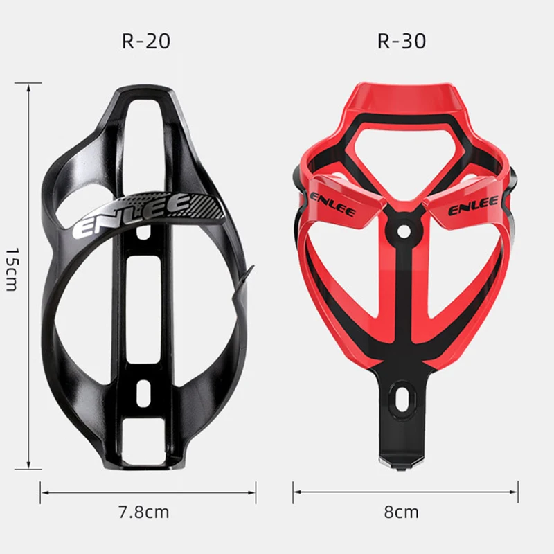 

6 Colors Road Cycling Bottle Cage High Strength Plastic Bottle Holder Ultralight Highly Elastic Cycling Accessory Parts MTB Bike