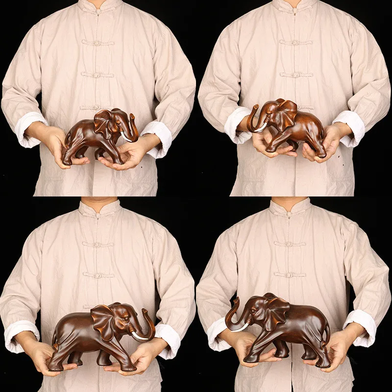 Фэн шуй слон ручной работы украшение для дома гостиной офиса статуя животного