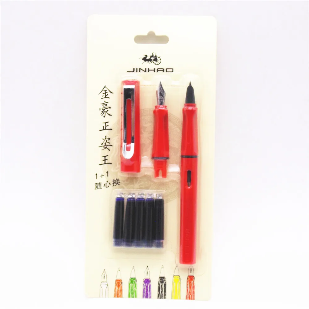 Перьевая ручка Jinhao 5 шт. 599 цветов 0 38/0 мм|fountain pen gift|pen drive with card readerfountain nib types |