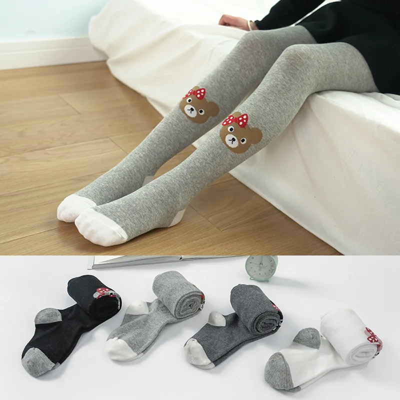 Новые детские весенние/осенние хлопковые колготки для малышей Колготки девочек