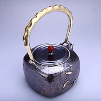 teapot stainless steel teapot silver teapot hot water teapot teapot 1000ml water kung fu tea set
