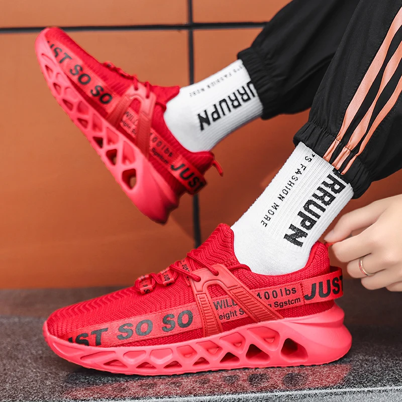 Men Running Shoes 2021 Comfortable Sport Women Trend Lightweight Jogging Unisex Sneakers Breathable Zapatillas 36-47 | Спорт и
