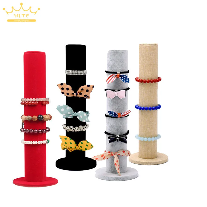 Лидер продаж вельветовый держатель для браслетов демонстрации ювелирных