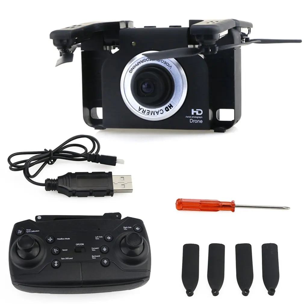 F6 720P широкоугольный Wifi HD камера FPV складной Радиоуправляемый Дрон самолет с