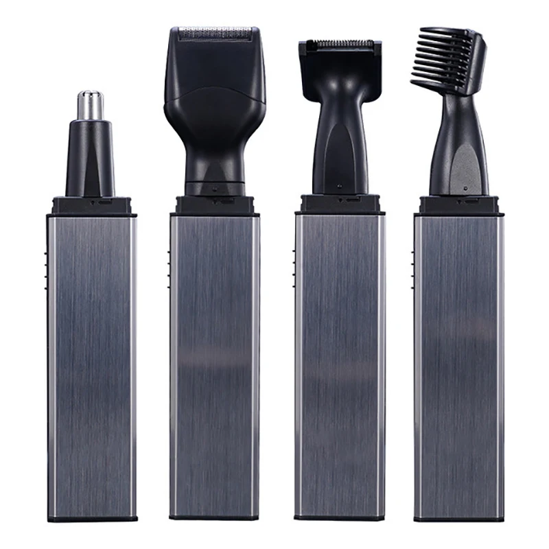 

Four-in-one men's electric shaver shaver nose hair trimmer eyebrow trimmer multi-function razor set with USB charging