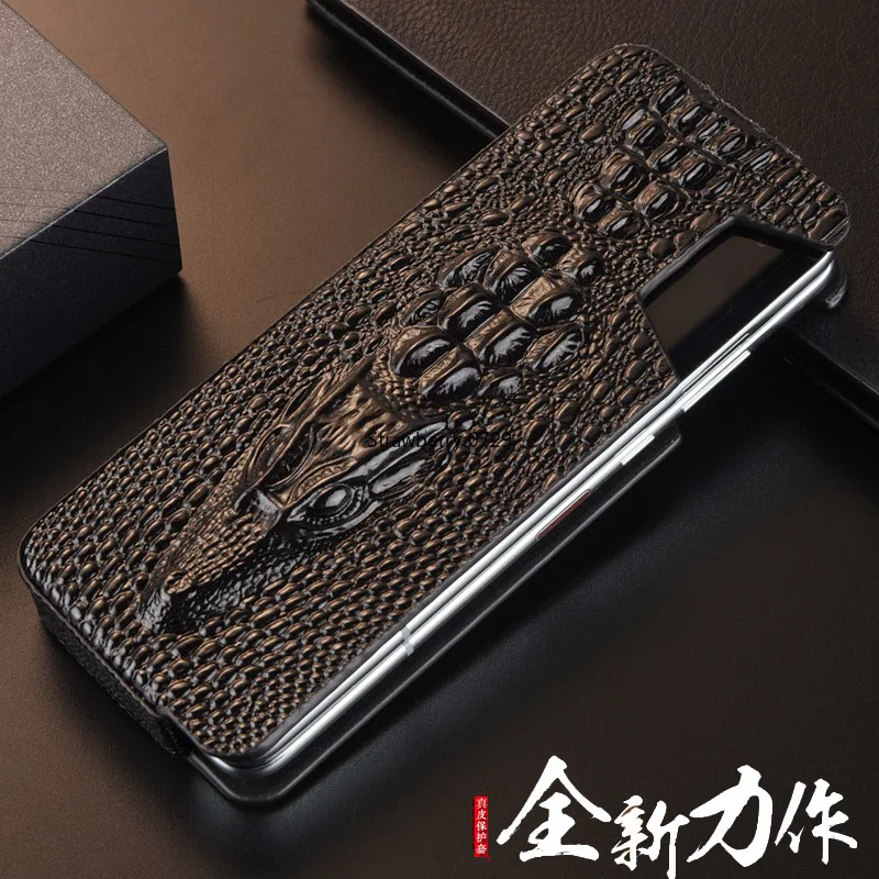 luxury genuine leather pouch for samsung z fold2 cover pouch protective bag for galaxy fold 5g case galaxy z fold 2 phone cases free global shipping