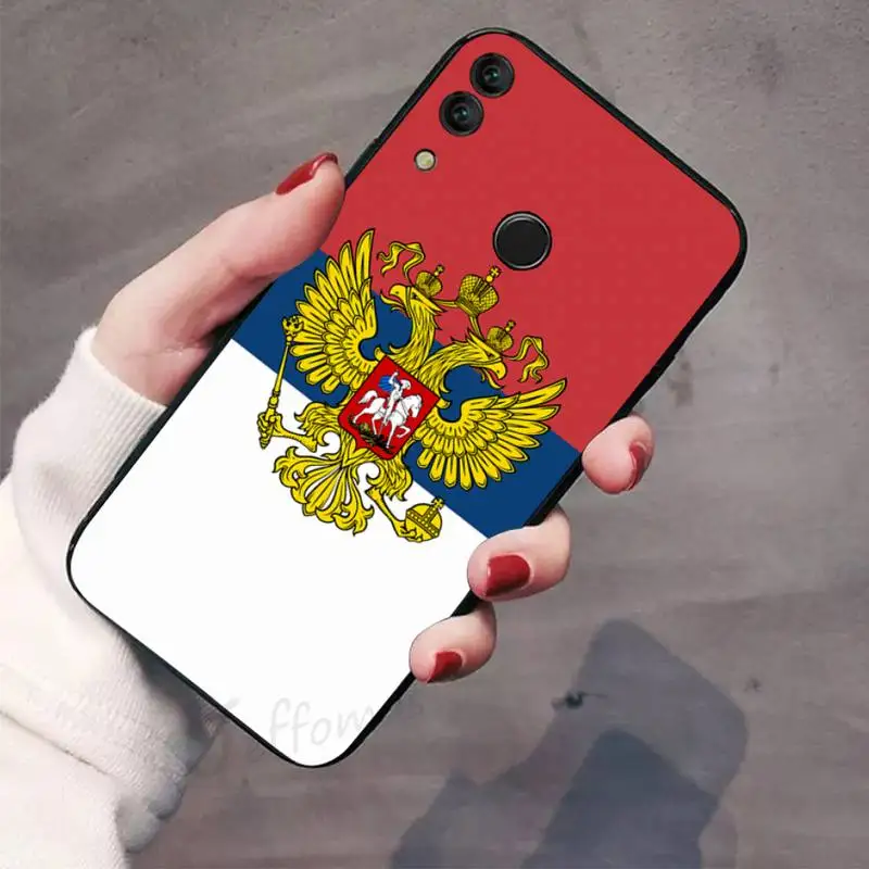 Чехол с гербом России и флагом для телефона Huawei Honor view 7a5.45 дюйма 7c5.7 дюймов 8x 8a 8c 9