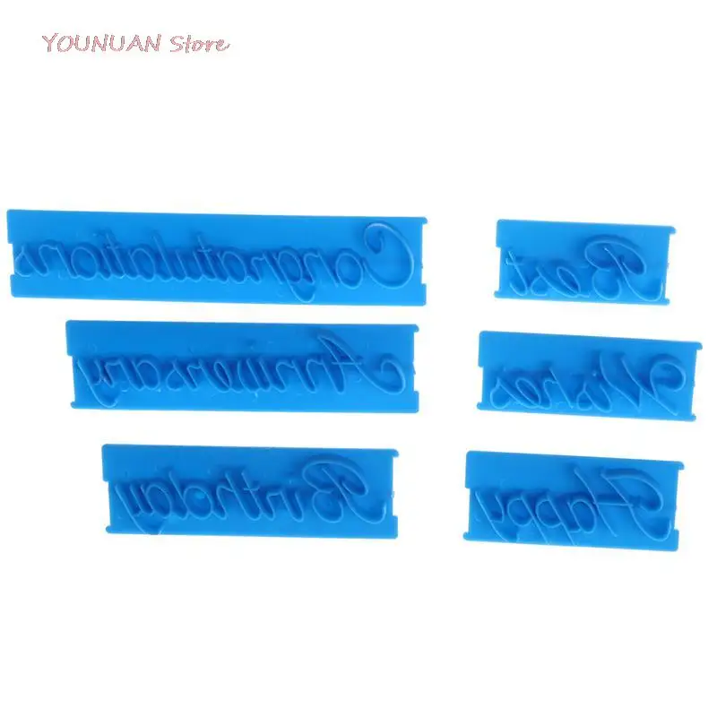 6 шт./набор пластиковые бриджи с наилучшими пожеланиями на день рождения |