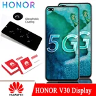 100% Оригинальный 6,57 ''ЖК-дисплей с рамкой для Huawei Honor V30 View 30 дисплей сенсорный экран дигитайзер Запасные части