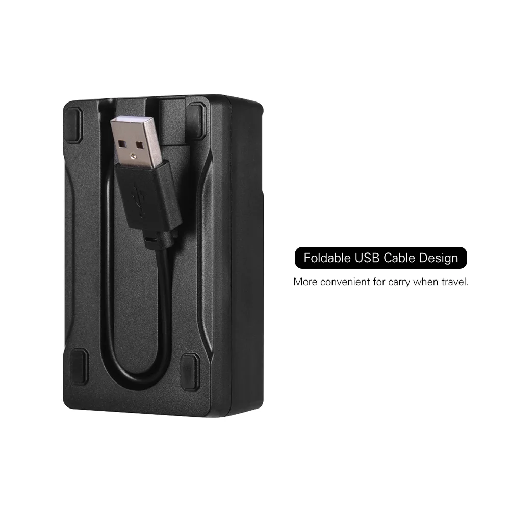 Зарядное устройство Andoer USB для быстрой камеры Nikon EN-EL14/EN-EL15/Sony FW50/NP-FZ100/Canon LP-E8/LP-E6/LP-E10