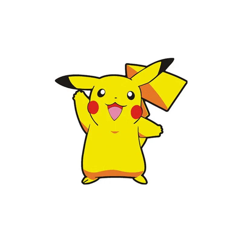 Детские предупреждающие стикеры в машину забавные наклейки Pokemon Pikachu из стекла 3d