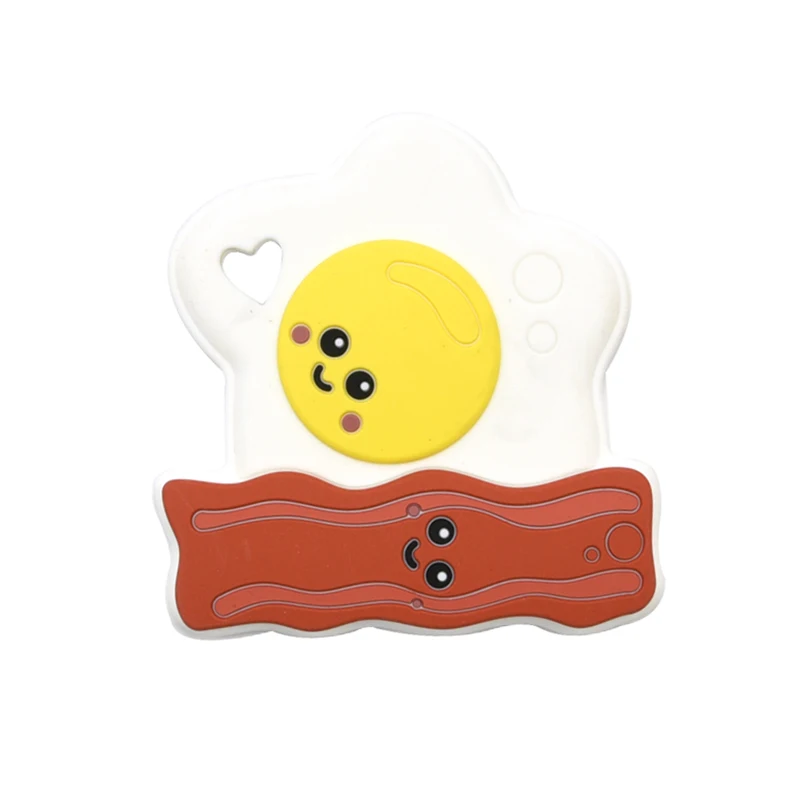 Mordedor de silicona de grado alimenticio para reci&eacute;n nacido, varias formas, sin BPA, juguetes de entrenamiento para el cuidado de la dentici&oacute;n del beb&eacute;, joyer&iacute;a artesanal, colgante de lactancia-1