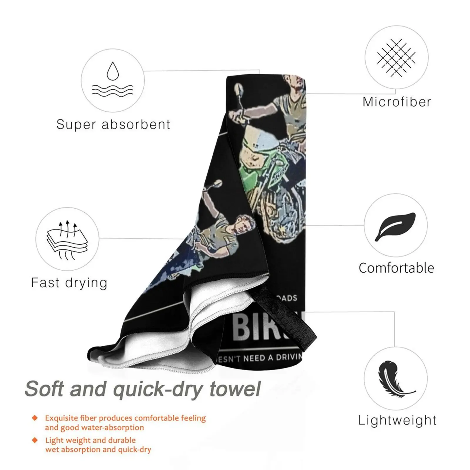 Быстросохнущее полотенце для езды по бездорожью спортивное спортзала ванны