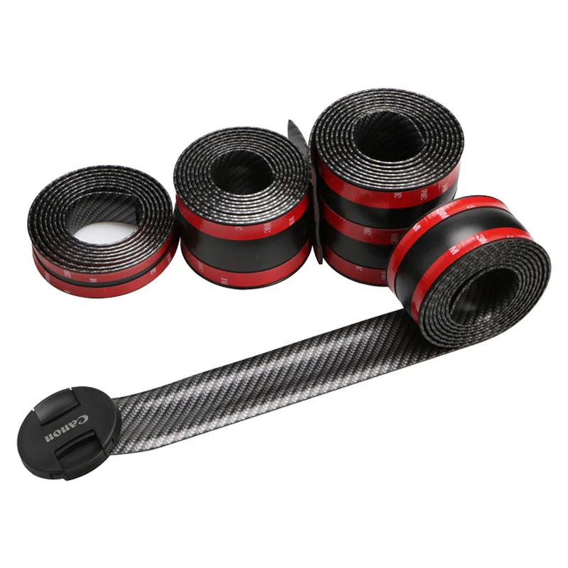 1 м углеродное волокно резиновая формовочная полоса мягкая черная накладка