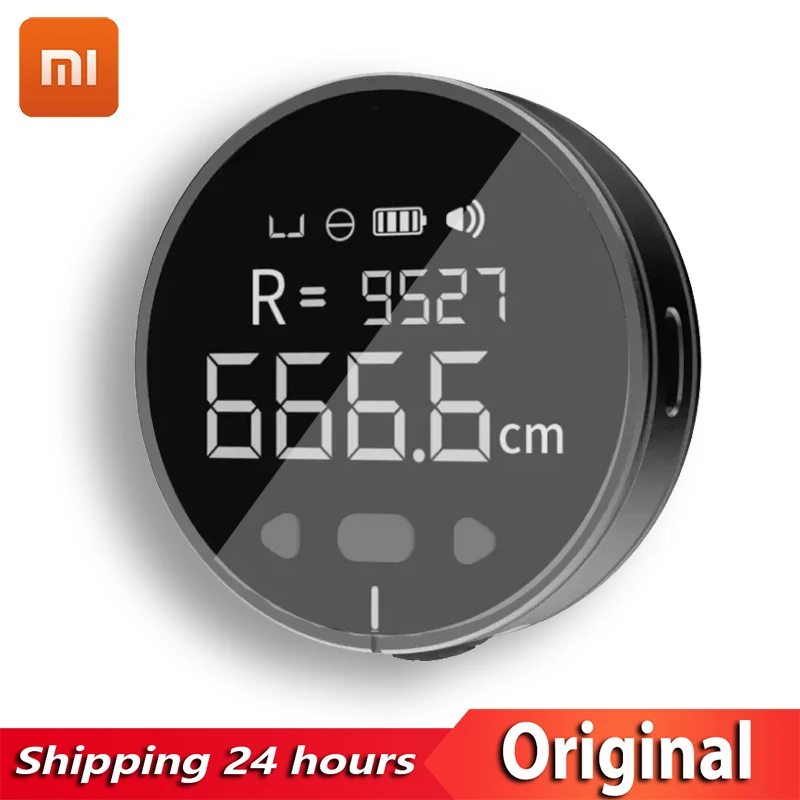 Миниатюрная Электронная линейка Xiaomi mijia DUKA дальномер с USB зарядкой HD ЖК экран