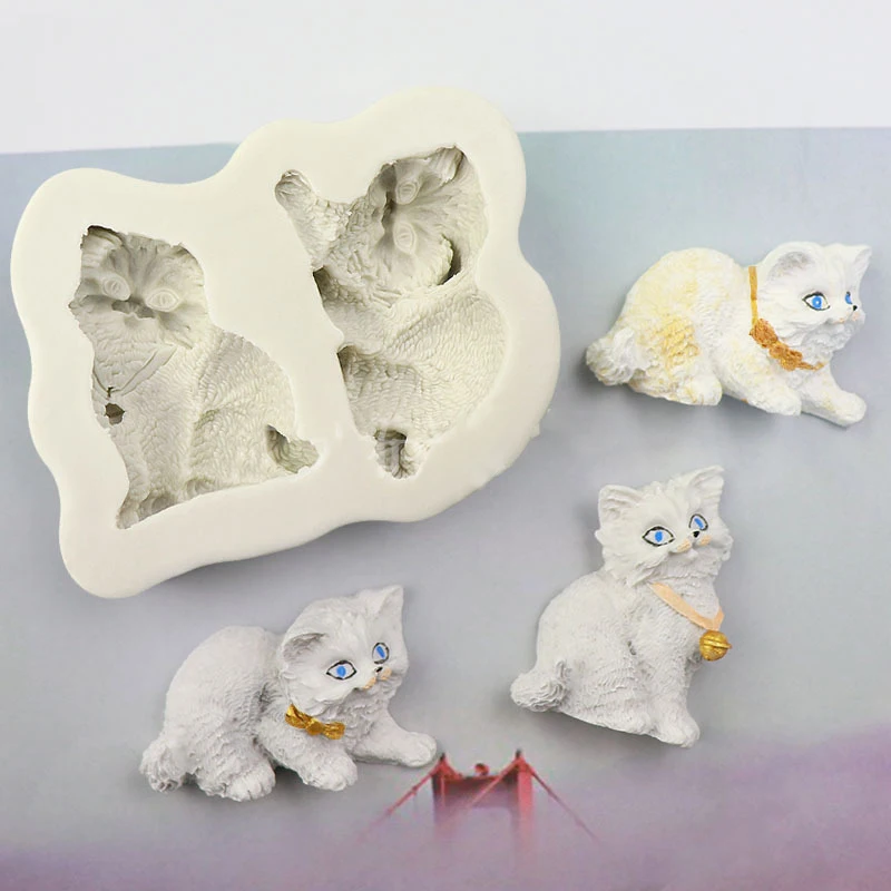 Силиконовые формы для изготовления мыла с милым животным узором DIY ручной работы