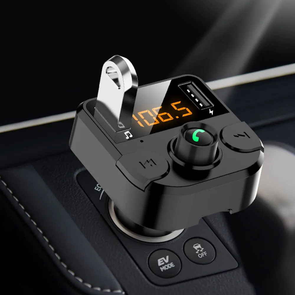 Автомобильный 12-24 В BT36B Bluetooth 5 0 автомобильный комплект MP3 плеер fm-передатчик с