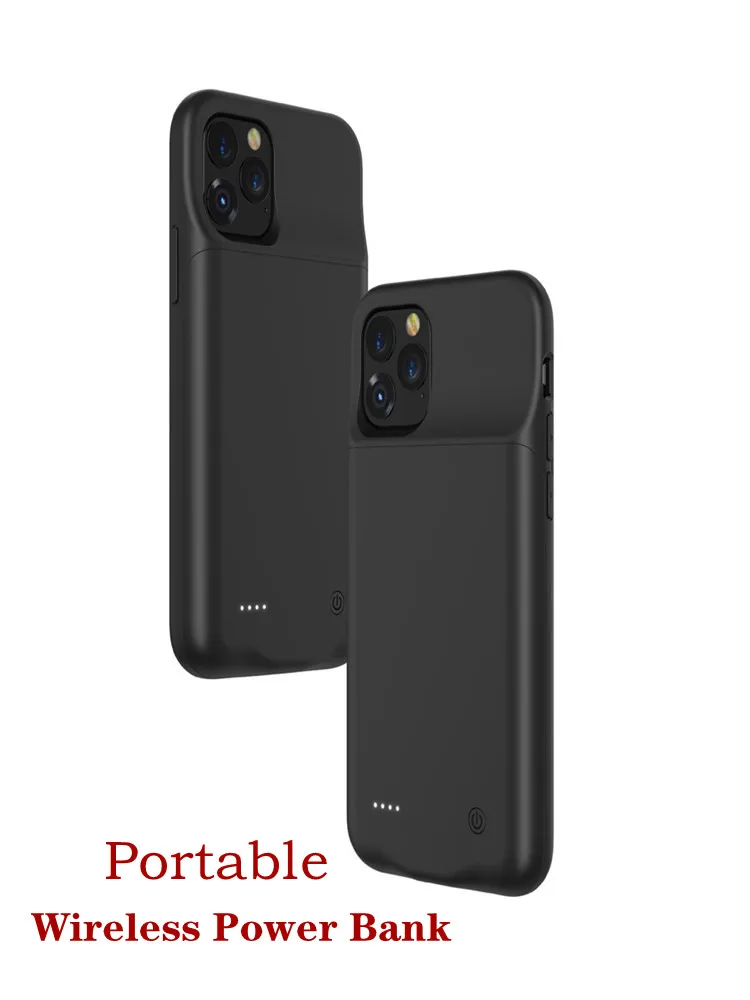 Беспроводной внешний аккумулятор KQJYS чехол для зарядки аккумулятора iPhone 11 Pro Max