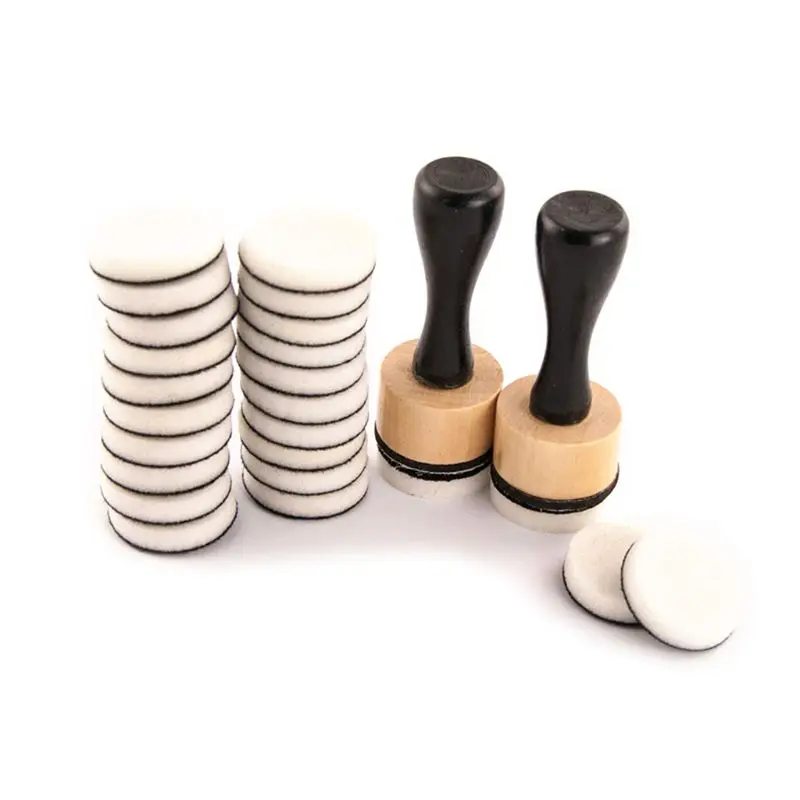 Мини-смешивающие инструменты для смешивания чернил круглые пенопластовые