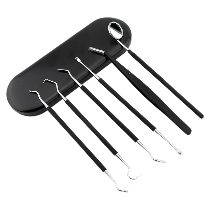 

6 Pieces of stain removal dentist tools Surgicals Cleaning and Hygiene Teeth Picky Dentist Tools Stain Remover cleaning tools