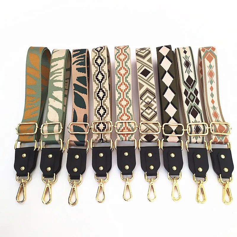 

Vintage Bag Strap Women Handbag Belt Wide Shoulder Crossbody Bag Straps Replacement Strap Accessory Adjustable Belt For Bags