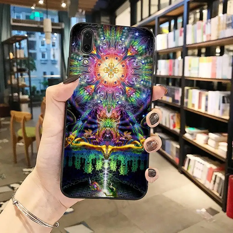 

The mandala chakra yoga painting Phone Case For Huawei honor Mate P 10 20 30 40 i 9 8 pro x Lite smart 2019 nova 5t