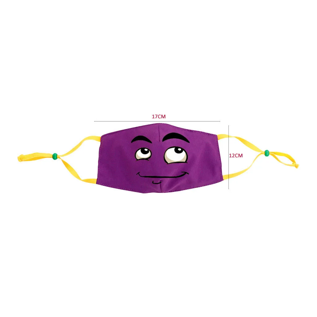 

5PCS Kids Childrens mask Cute print Washable Reusable Cartoon Protector Breathable Face Mask Cycling Camping mascarilla